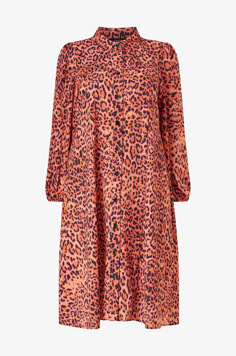 ZOEY Skjortekjole Leigh Dress - Orange