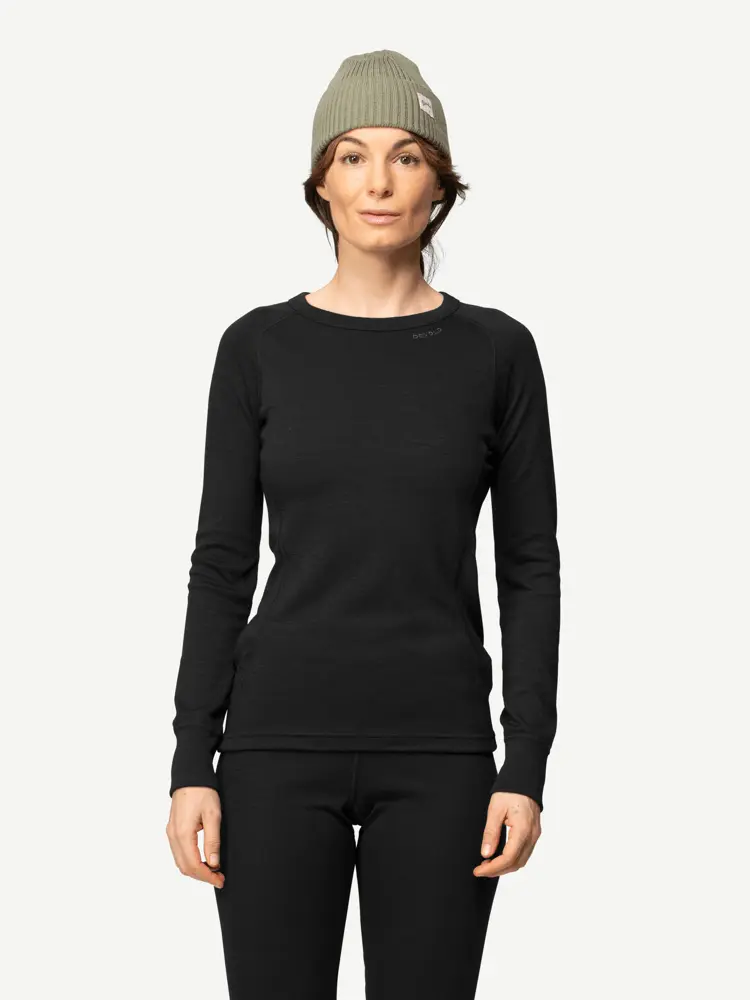 Devold Devold - Duo Active Merino 205 Ulltrøye Dame - Large - Svart