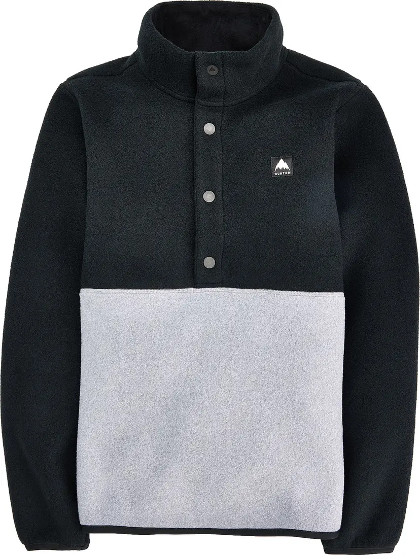 Burton Burton Kids Cinder Anorak True Black/gray Heather