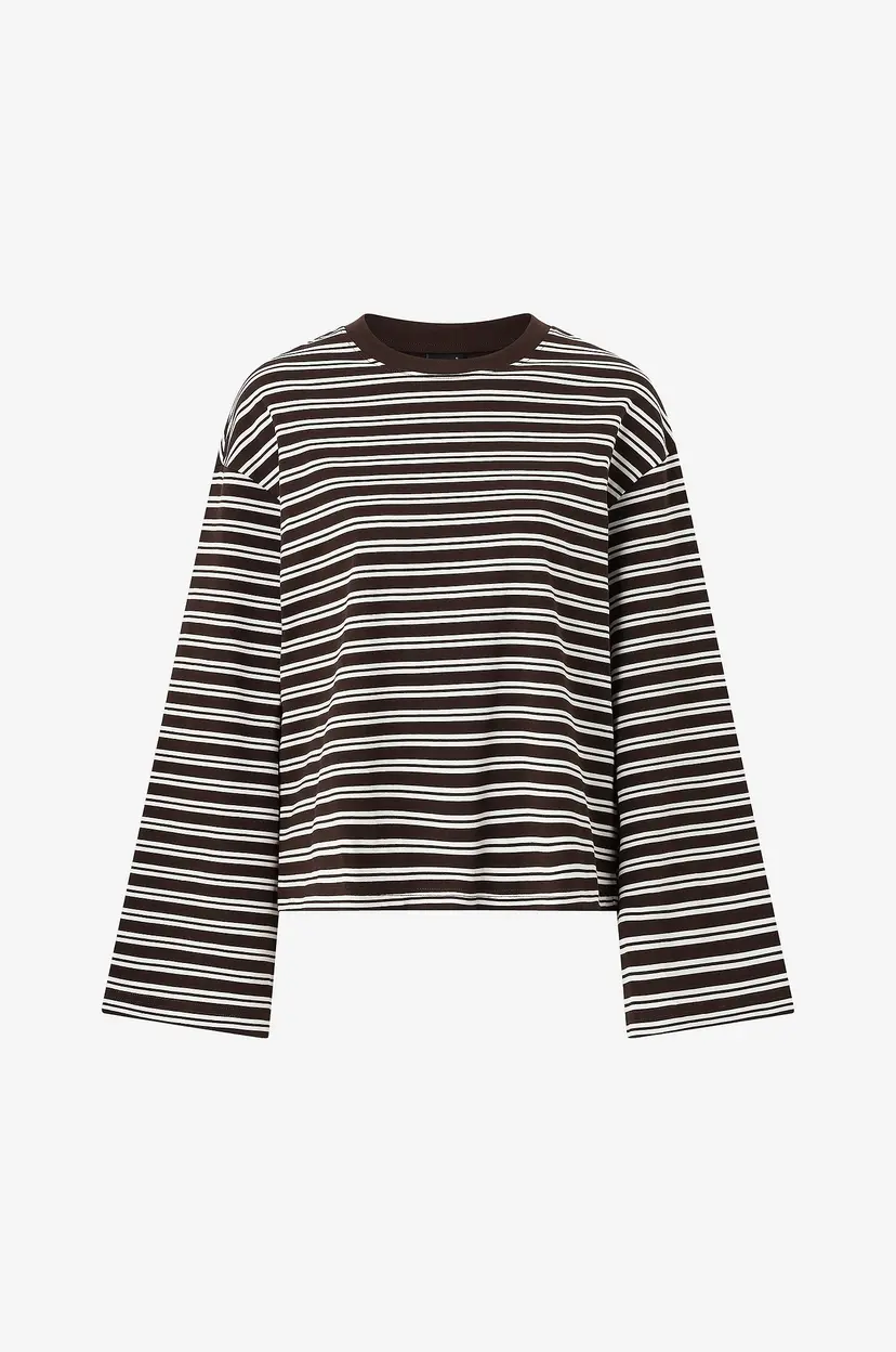 Gina Tricot Topp Stripe Long Sleeve Tee - Flerfarget