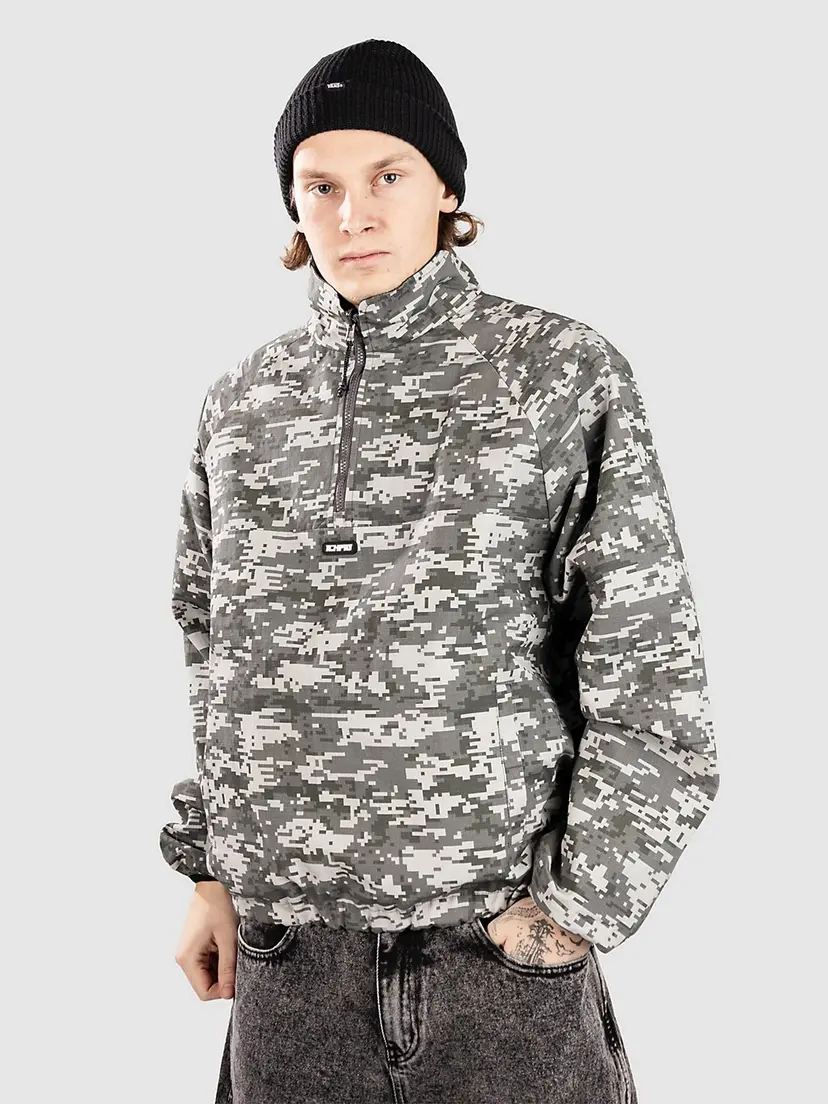 ICHPIG ICHPIG Reversible 1/2 Zip Jakke camo
