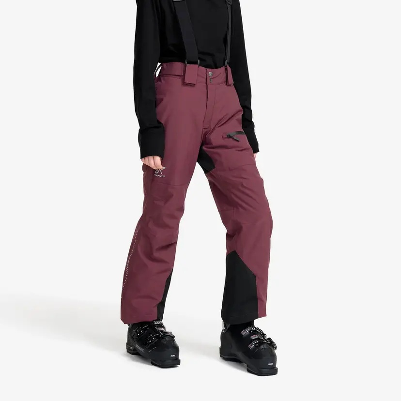 RevolutionRace AccXel Insulated 2L Snow Pants Teens Mauve Wine
