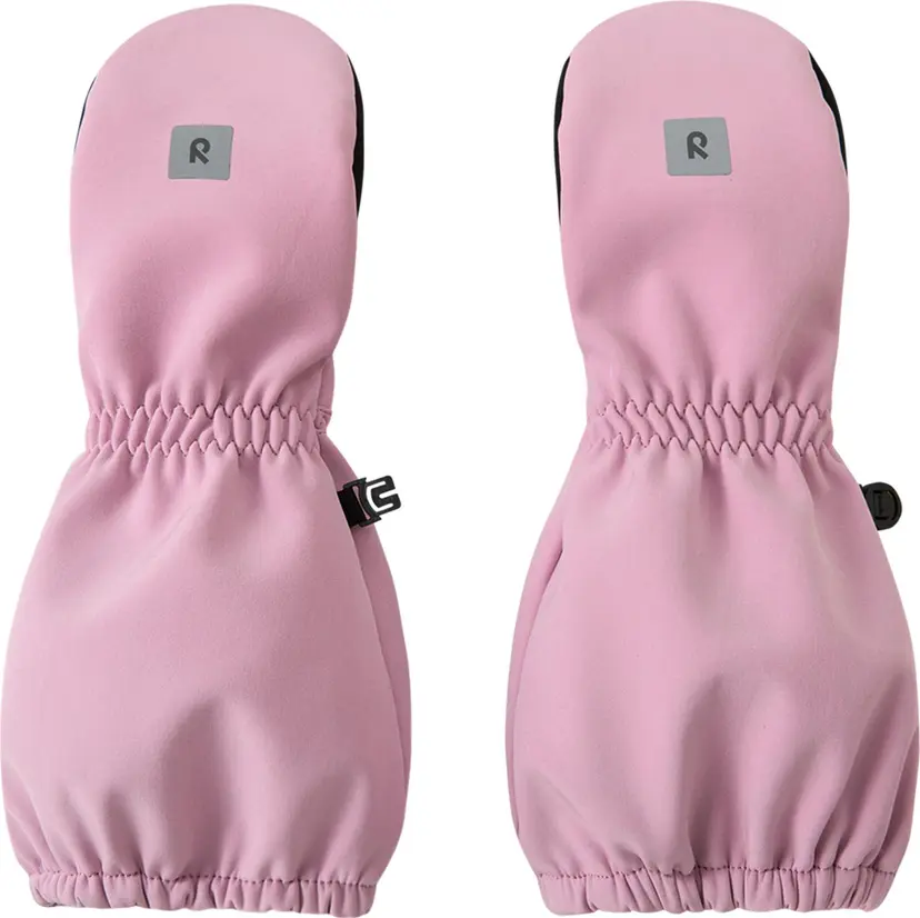 Reima Reima Kids' Softshell Mittens Osaava Grey Pink
