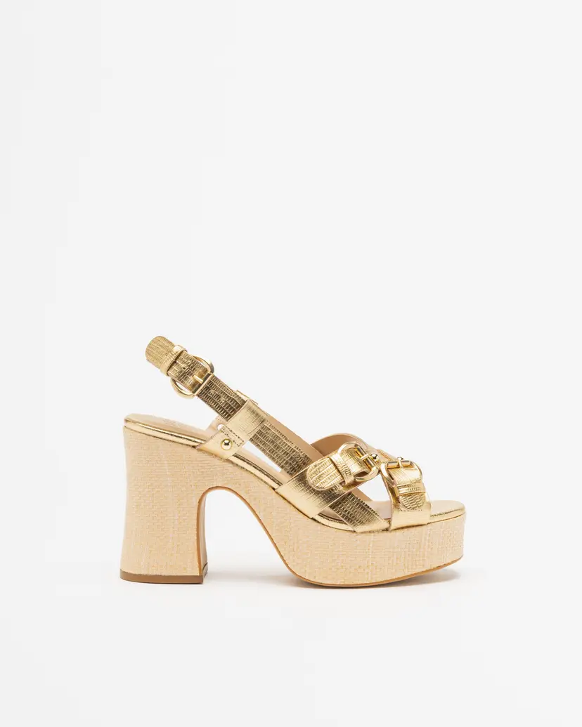 PROF PROF 232010 Golden High Heeled sandals