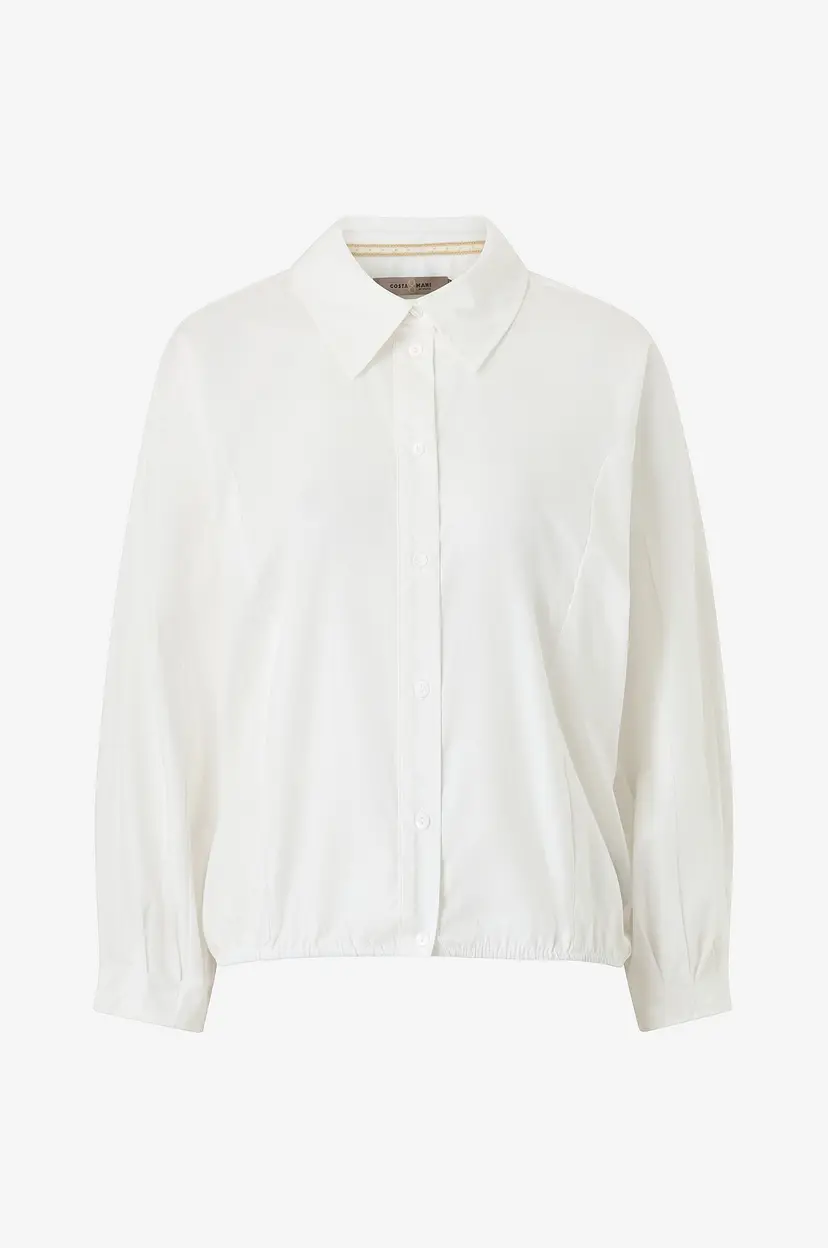 Costamani Skjorte Balloon L/S Shirt - Hvit