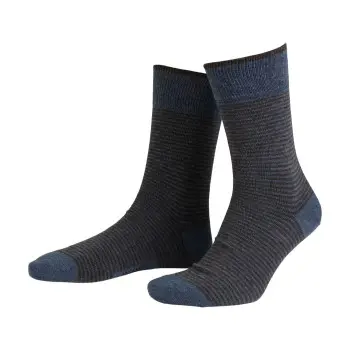 Amanda Christensen Amanda Christensen Strømper True Stripe Ankle Sock Mørkblå