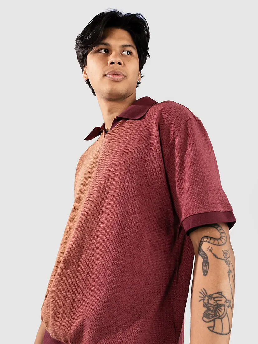 Element Element Cotton Mesh Polo rød