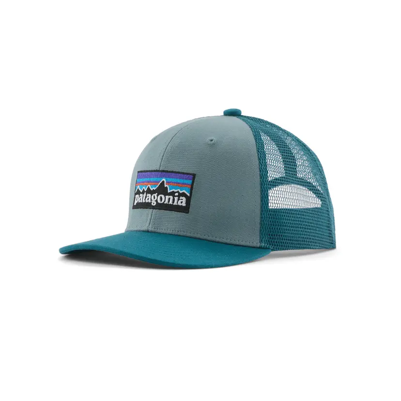 Patagonia Patagonia - Caps Trucker Hat Kids P-6 Logo: Blue Sage