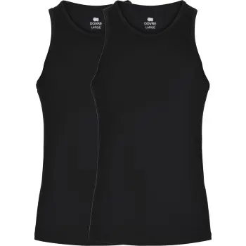 Dovre Dovre 2P Bamboo Singlet Svart Large Herre