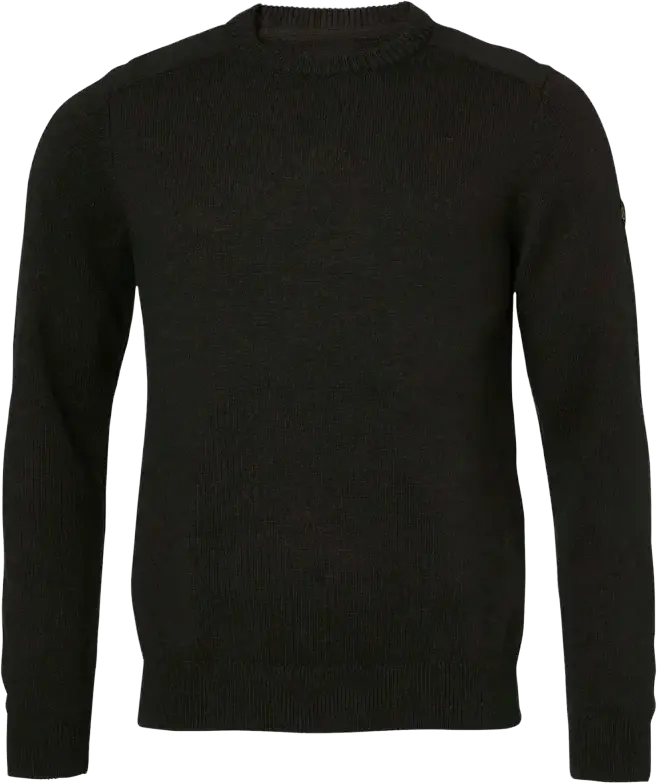 Chevalier Chevalier Men's Milford O-Neck Wool Pullover Dark Green