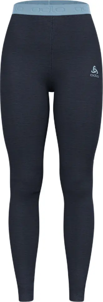 Odlo Odlo Women's Performance Wool 150 Base Layer Bottom Provincial Blue - Dark Sapphire Melange