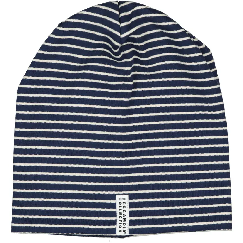 Geggamoja Topline Mössa Navy/Beige - Baby 2-6 mån