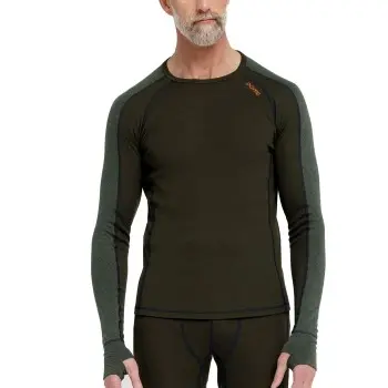 Dovre Dovre Jacquard Baselayer Militærgrønn ull XX-Large Herre