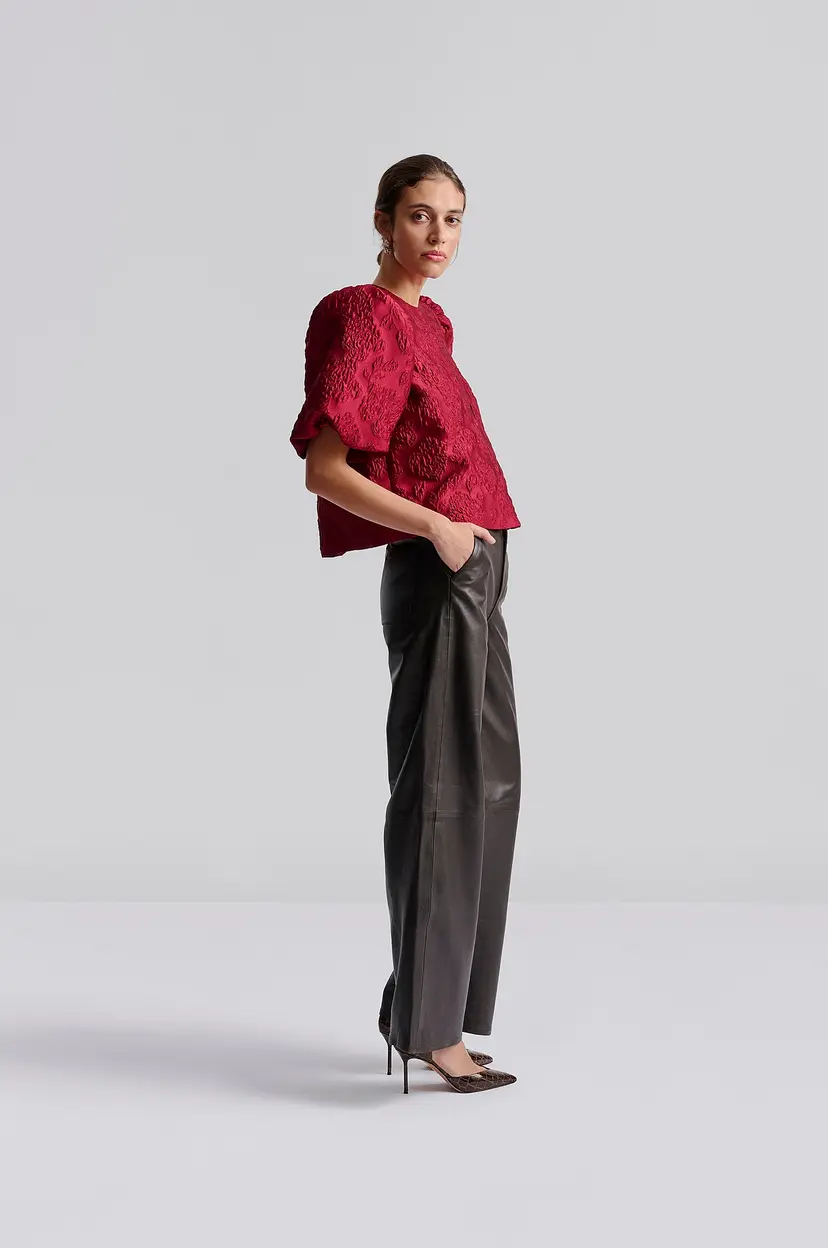 By Malina Bluse Cleo Blouse - Rød