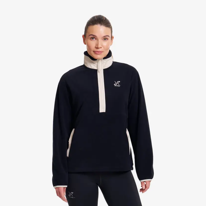 RevolutionRace Woodland Half-zip Fleece Dame Black