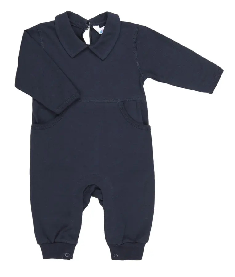 Joha Heldrakt i bomull Gutt Navy