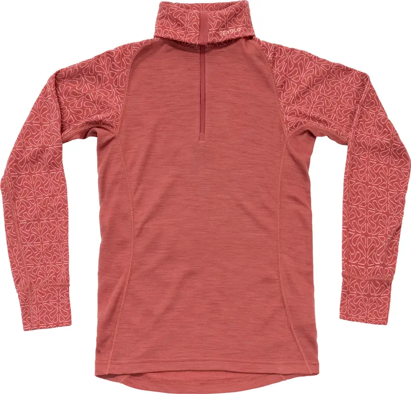 Devold Devold Women's Duo Active Merino 205 Zip Neck Marsala