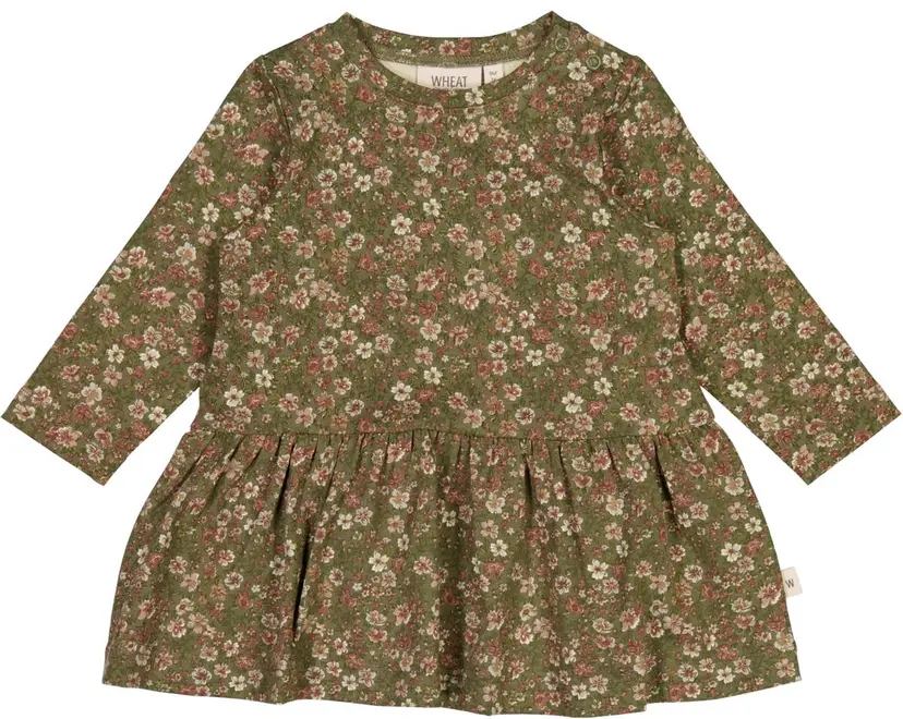 Wheat Wheat Jersey Kjole Bessie Dry Pine Flowers Baby (86 / 1,5 år)