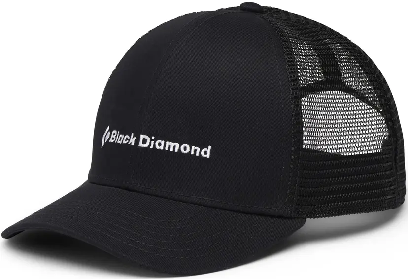 Black Diamond Black Diamond BD Trucker Hat Black/Black/BD