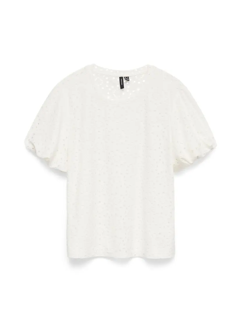 Vero Moda Girl Vero Moda Girl Tassa Bluse Loose Fit Snow White (134/140)