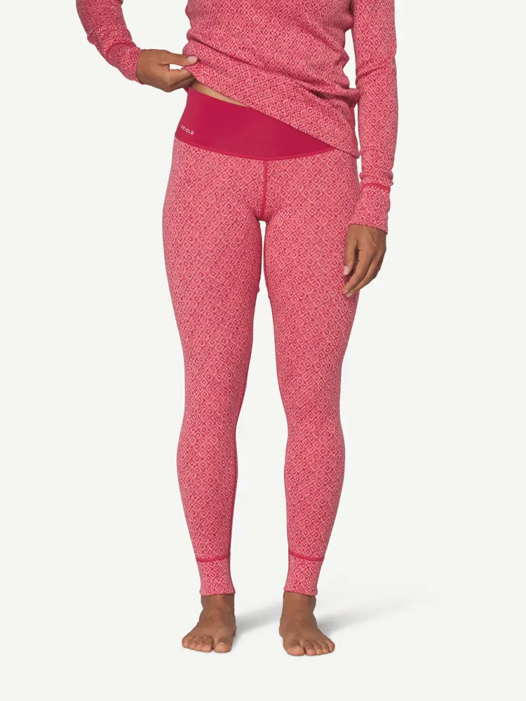 Devold Devold - Signature Silk 230 Stilongs Dame - XL - Rosa