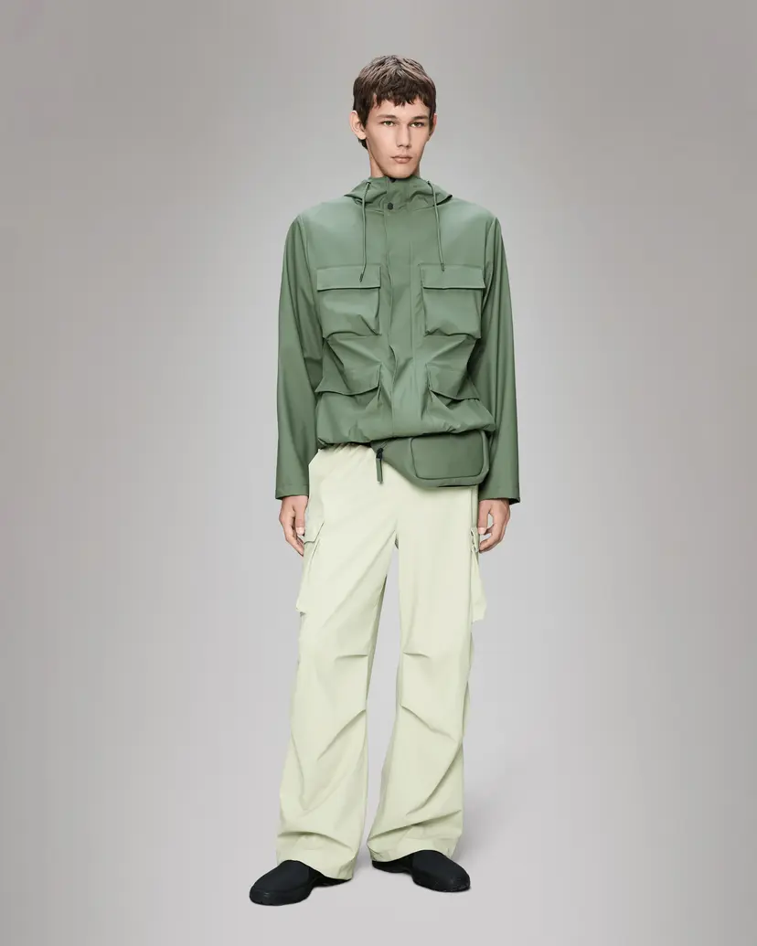 Rains Rains Pocket Jacket W3 Green Parka