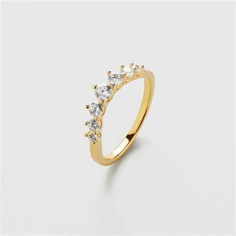 Safira Bling Crown Ring