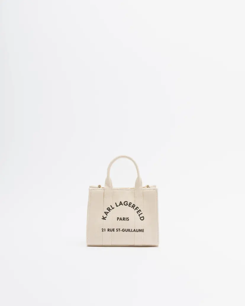 Karl Lagerfeld Karl Lagerfeld K/RSG MD Square Tote Peb Emb. Beige Tote bag