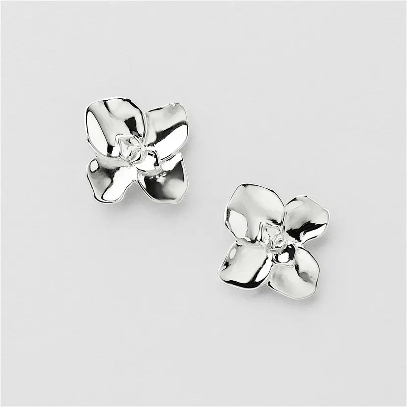 Safira Orchid Flower Studs