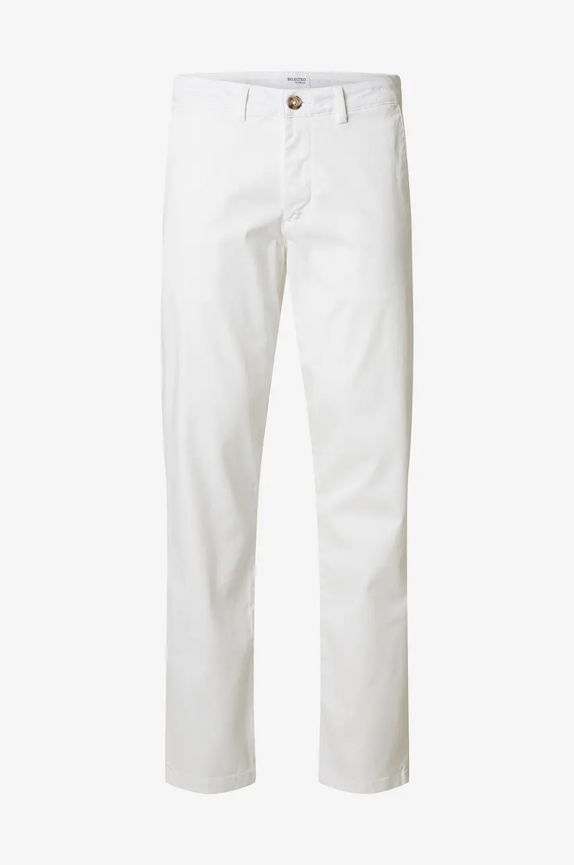 Selected Men Bukser slhSlim-New Miles 175 Flex Pants W - Hvit