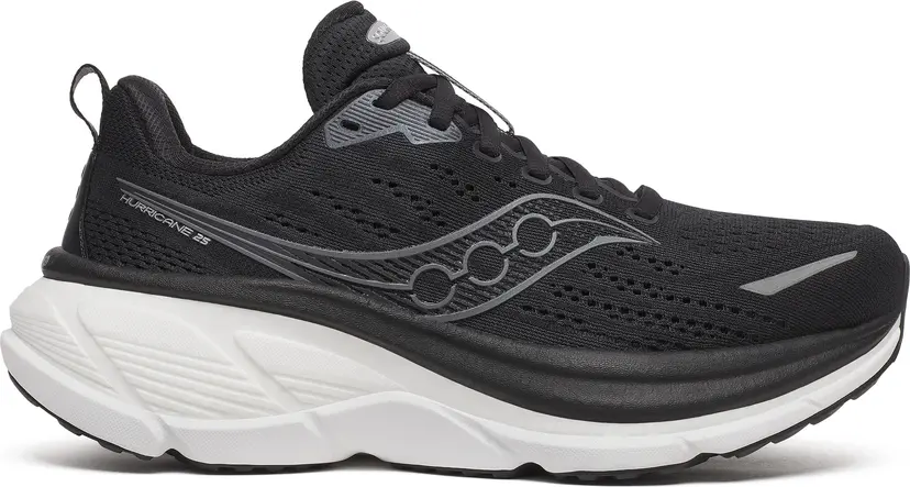 Saucony Saucony Women's Hurricane 25 Wide Black/white