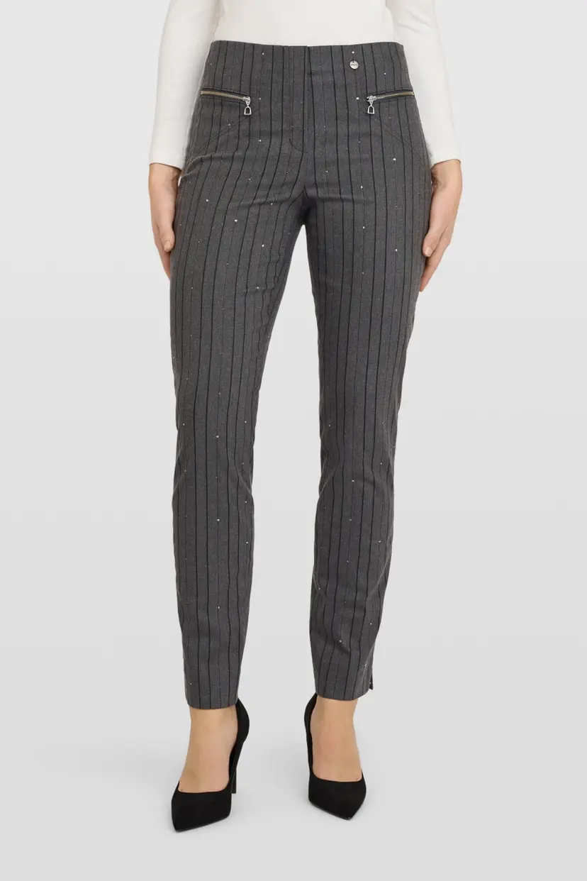 ROBELL MIMI TROUSERS GREY