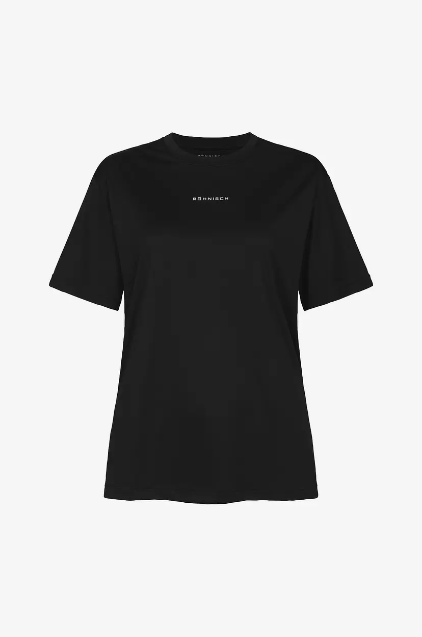 Rohnisch T-skjorte Court Loose Tee - Svart