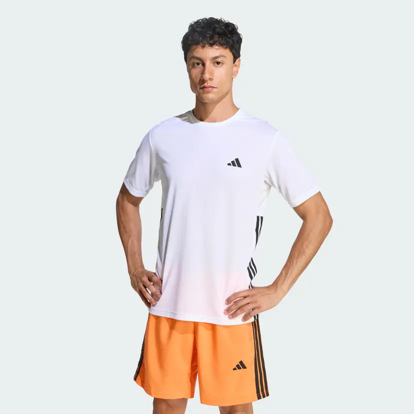 Adidas WORKOUT ESSENTIALS BASE 3-STRIPES T-SKJORTE