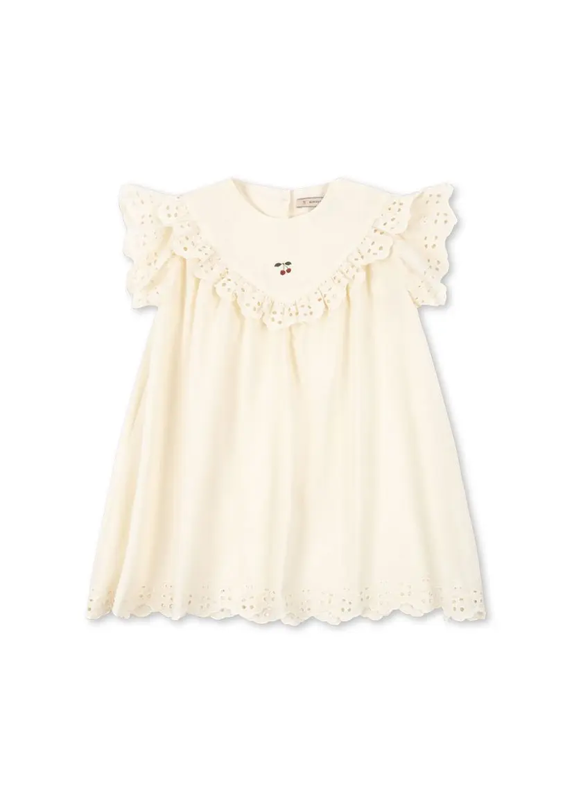 Konges Sløjd Konges Sløjd Posey Kjole  Antique White (98 /3 år)