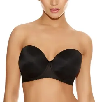 Freya Freya BH Deco Moulded Strapless Bra Svart Dame