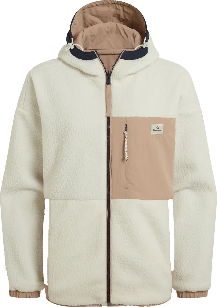 Craghoppers Craghoppers Women's Longlands Reversible Hooded Jacket Ecru / Warm Beige