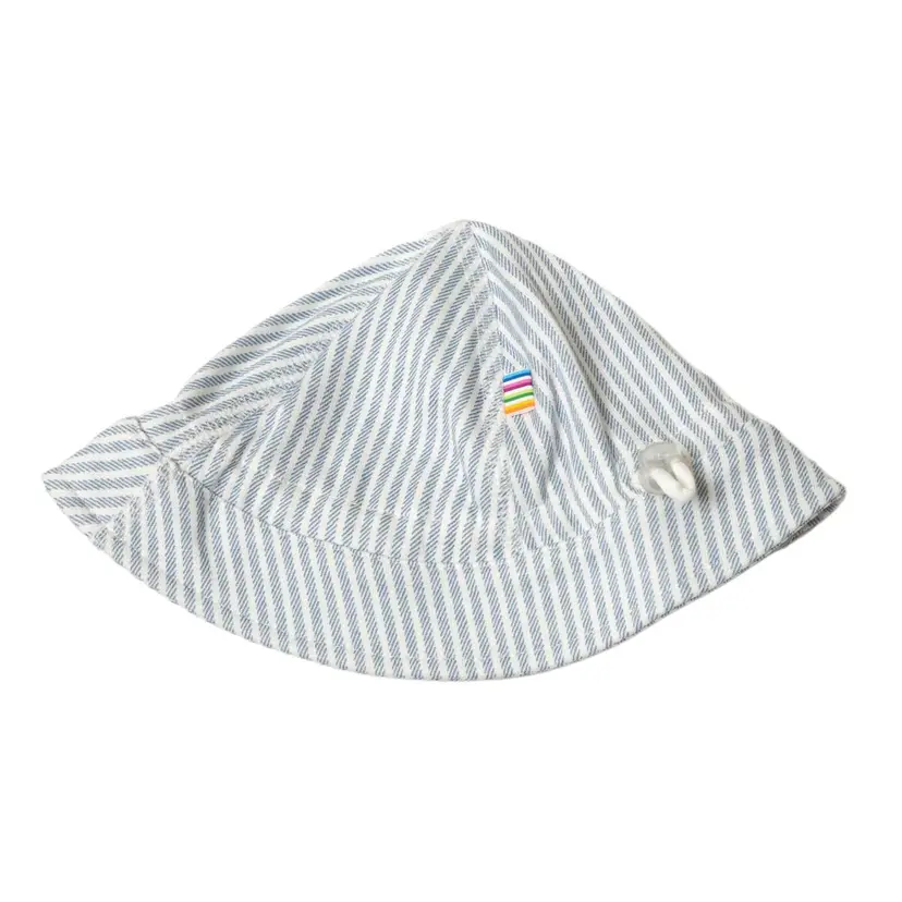 Joha Joha Bøttehatt Milk Stripe White