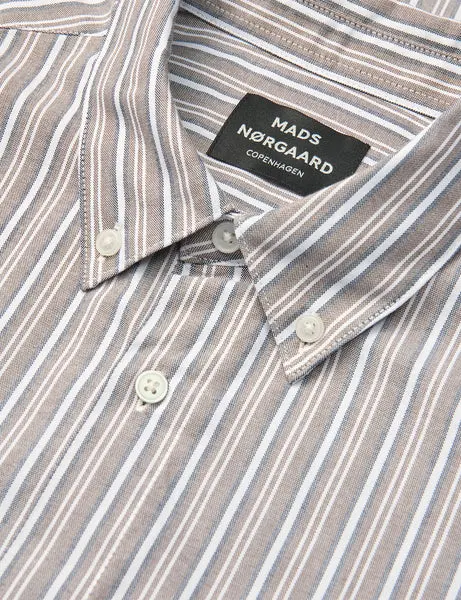 MADS NØRGAARD Mads Nørgaard Oxford Sune Stripe Shirt