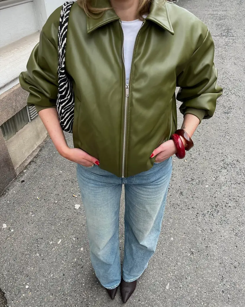 Pieces Jakke Lara Padded Bomber