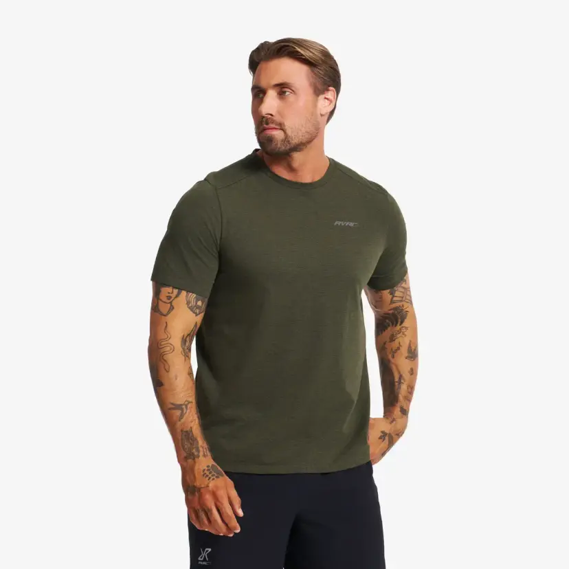 RevolutionRace Performance Soft Mesh T-shirt Herre Forest Night