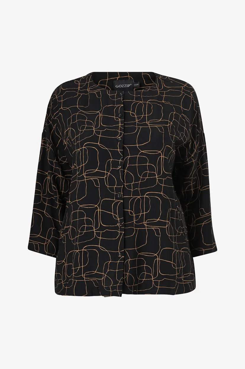 Gozzip Topp Gannbrit Shirt - Svart