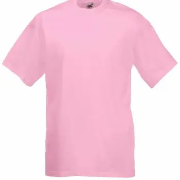 Fruit of the Loom Fruit of the Loom Valueweight Crew Neck T Rosa bomull Medium Herre