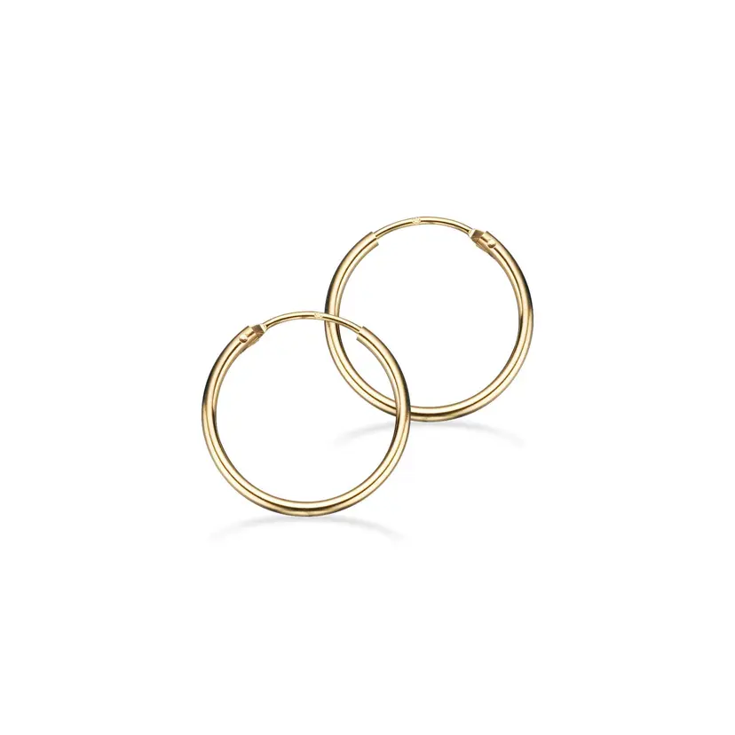 Scrouples Scrouples - Creoler i forgyldt sølv, 1,5x20mm - 193622