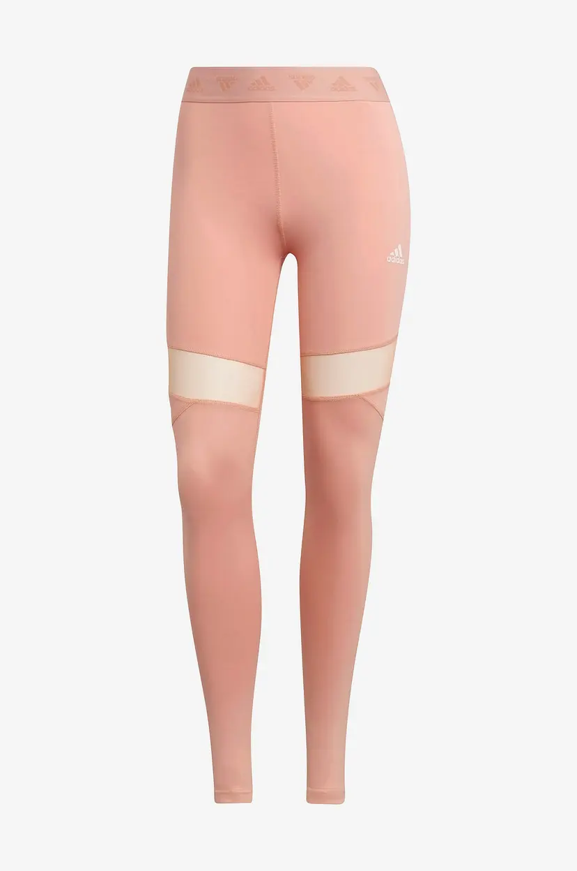 Adidas Sport Performance Treningstights Hyperglam High-rise Long Tights - Lilla