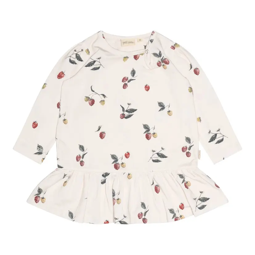 Petit Piao Petit Piao Kjole Gather Printed Raspberry (92 / 2 år)