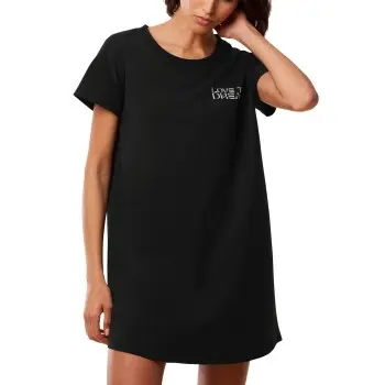 Triumph Triumph Nightdress Short Sleeve Svart bomull 36 Dame