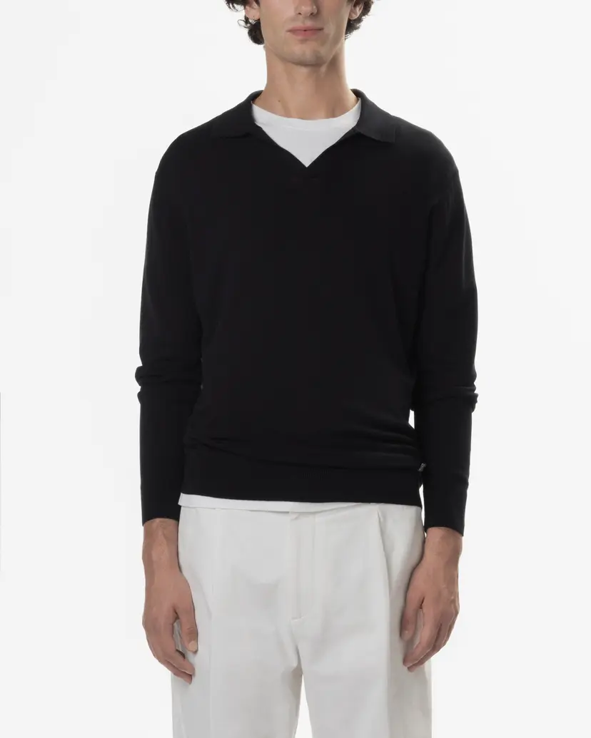 Karl Lagerfeld Karl Lagerfeld 655085 Black Polo shirt