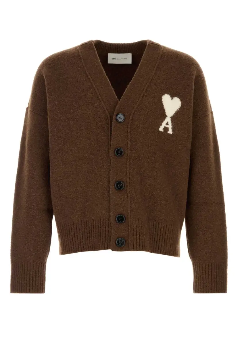 Ami Paris Ami Paris Cardigans – Brun