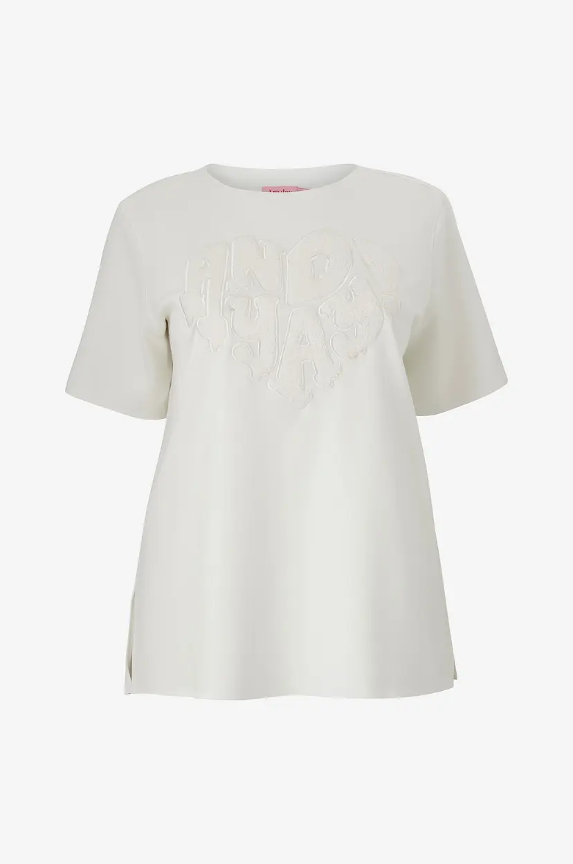 Anyday Topp Alina 114 - T-shirt - Hvit